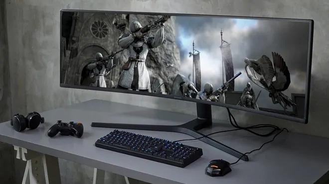 Samsung CRG9: 49 colos monitor fanatikus gamereknek, dual QHD felbontással